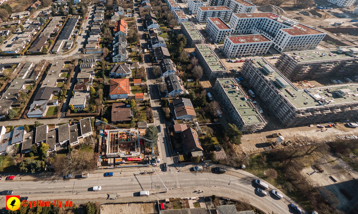 11.02.2023 - Neubau eines Mehrfamilienhause in der Niederalmstraße 16 in Neuperlach-Trudering